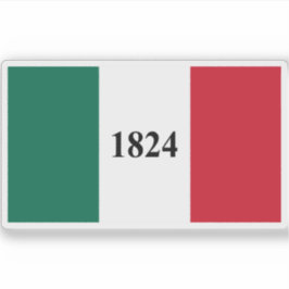 テキサス州アラモ国旗 シール