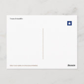 テキサス州アルマジロ葉書#3 ポストカード (裏面)