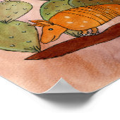 テキサス州アルマジロ ポスター (角)