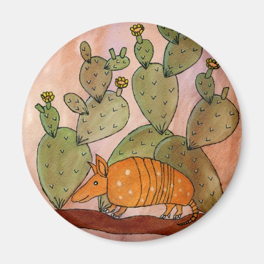 テキサス州アルマジロ マグネット (正面)