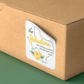 テキサス州イエローローズファミリー住所 シール