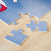 テキサス州イメージ、風車、テキサス州ロゴ ジグソーパズル (側面)