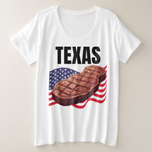 テキサス州ウィメンズプラスサイズTシャツ プラスサイズTシャツ