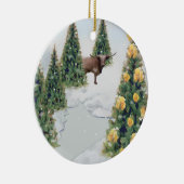 テキサス州ウィンターオーナメント セラミックオーナメント (右)