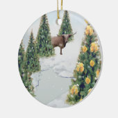 テキサス州ウィンターオーナメント セラミックオーナメント (左)