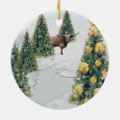 テキサス州ウィンターオーナメント セラミックオーナメント (裏面)