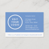 テキサス州ウィンターマーケティングハウディビジネスカード 名刺 (裏面)