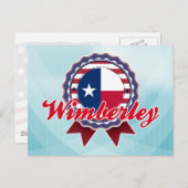 テキサス州ウィンバーリー ポストカード (正面/裏面)