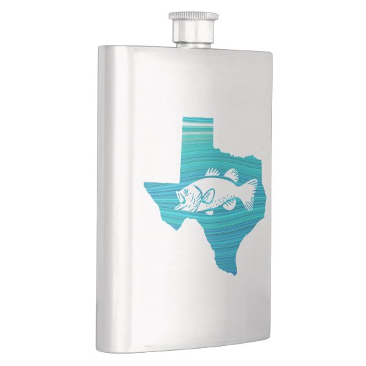 テキサス州ウェーブ魚釣り フラスク (右)