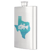 テキサス州ウェーブ魚釣り フラスク (左)