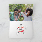 テキサス州エレガントクリスマスツリー シーズンカード (内部)