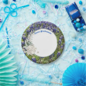 テキサス州エレガントブルーボンネットワイルドフラワー紙プレート ペーパープレート (パーティー)