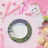 テキサス州エレガントブルーボンネットワイルドフラワー紙プレート ペーパープレート (パーティー)