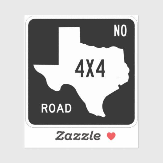テキサス州オフロード四輪駆動 シール (シート)