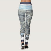 テキサス州オースティンアンティーク航空市地図1873年 レギンス (裏面)