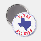 テキサス州オールスター マグネット (正面/裏面)