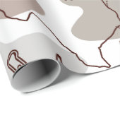 テキサス州カウボーイウエスタンドードル ラッピングペーパー (ロールコーナー)