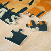 テキサス州カウボーイロデオヴィンテージ ジグソーパズル (側面)