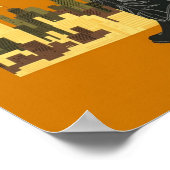 テキサス州カウボーイヴィンテージ旅行ポスター ポスター (角)