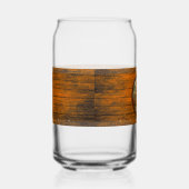 テキサス州カウボーイ缶ガラス ガラス缶 (右)