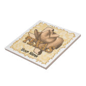 テキサス州カウボーイ タイル (側面)