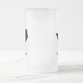 テキサス州カウボーイ フロストグラスビールジョッキ (中央)