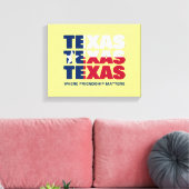 テキサス州カスタム友好問題 キャンバスプリント (インサイチュ (リビング))