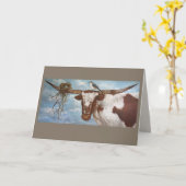 テキサス州カードの怠け者の日 カード (黄色い花)