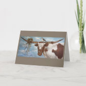 テキサス州カードの怠け者の日 カード (正面)