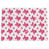 テキサス州キスパターン ラージペーパーバッグ (正面)