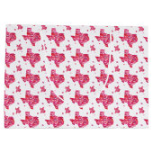 テキサス州キスパターン ラージペーパーバッグ (裏面)