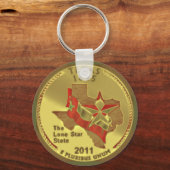 テキサス州キーチェーン キーホルダー (正面)