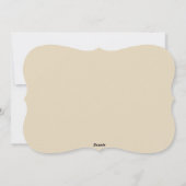 テキサス州クリスマスツリーカード シーズンカード (裏面)