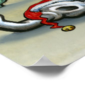 テキサス州クリスマスマップのポスター ポスター (角)