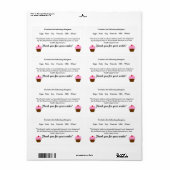 テキサス州コテージ食品法ラベル ラベル (フルシート)