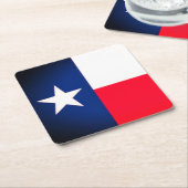 テキサス州コースター スクエアペーパーコースター (アングル)