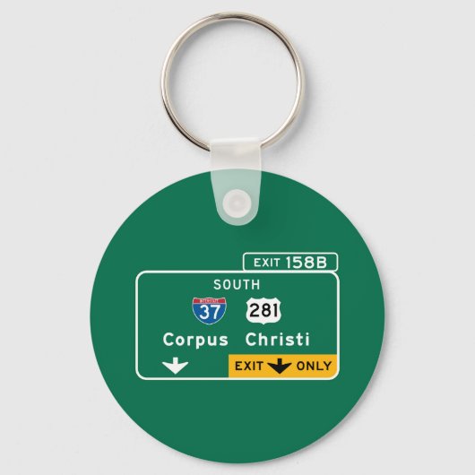 テキサス州コーパスクリスティ キーホルダー (正面)