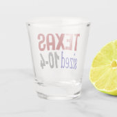 テキサス州サイズ10-4レターケニー ショットグラス (裏面)