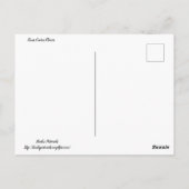 テキサス州サボテン花 ポストカード (裏面)