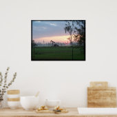 テキサス州サンセットプリント ポスター (キッチン)