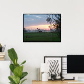テキサス州サンセットプリント ポスター (ホームオフィス)