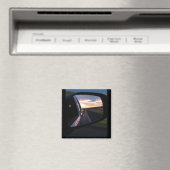 テキサス州サンセット私のバック鏡 マグネット (インサイチュ (食洗機))