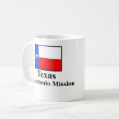テキサス州サン・アントニオの代表団のマグ コーヒーマグカップ (正面左)