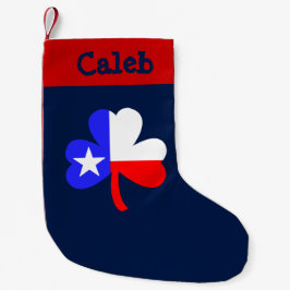 テキサス州シャムロック スモールクリスマスストッキング