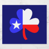 テキサス州シャムロック ビールラベル (シングルラベル)