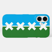 テキサス州シーダーパークの旗 Case-Mate iPhoneケース (裏面 (横))