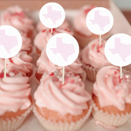 テキサス州ジェンダーがベビーガールステッカーを公開 ラウンドシール