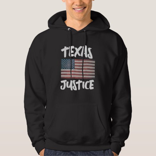 テキサス州ジャスティスTシャツ パーカ (正面)