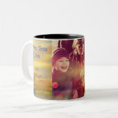 テキサス州スカイフォトマグカップ ツートーンマグカップ (正面左)