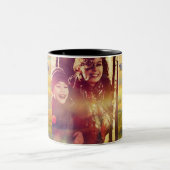 テキサス州スカイフォトマグカップ ツートーンマグカップ (中央)